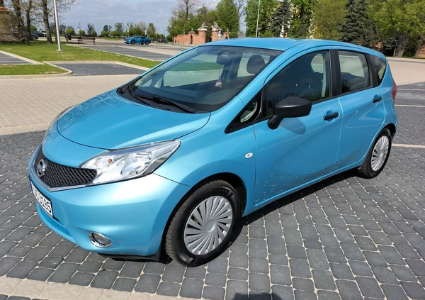 Nissan Note cena 28300 przebieg: 107000, rok produkcji 2014 z Gostyń małe 254